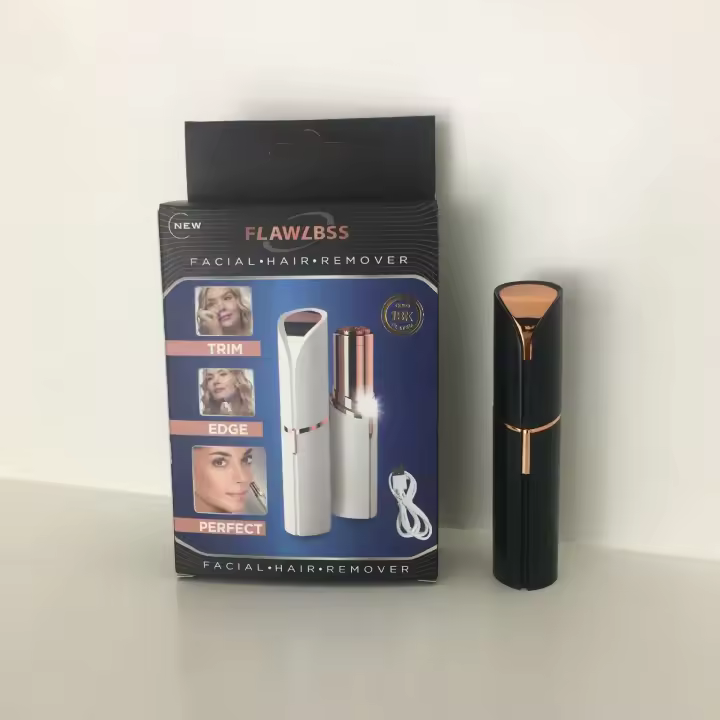 【Nuevo lanzamiento】 Mini depiladora de cejas, lápiz labial Facial, depilación portátil para mujeres, herramienta de afeitar indolora - 1