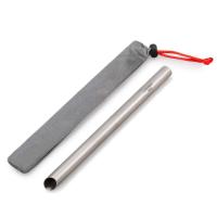 Tubo filtrante de bebidas ultraligero, PA biselado reutilizable de titanio, venta al por mayor para acampar y hacer senderismo al aire libre - details 5