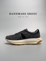 Zapatos de hombre sencillos de cuero vacuno casual de moda de cuero negro bajo - details 0