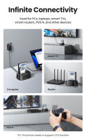 UGREEN-estación de acoplamiento para disco duro, adaptador SATA a USB 3,0 para 2,5, 3,5, SSD - details 9