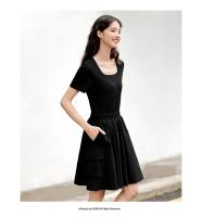 Vestido Semir para Mujer Verano 2025 Diseño Versátil de Dos Piezas con Cuello Cuadrado y Falda Corta Adelgazante Perfecto para Bajo - details 2