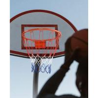 Canasta de Baloncesto para Niños, Soporte Canasta Regulable en 5 Alturas 192-247 cm Red Durable y Tablero Inastillable, Canasta de Baloncesto Portátil con Ruedas Internas y Externas Rojo.Negro - details 2
