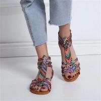 Sandalias Platas de Estilo Étnico para Mujer Sandalias de Plataforma Boho para el Verano 2023 - details 5