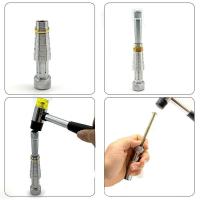 Ensanchador de anillos de doble cabezal, martillo de plástico y goma, mazo de Metal para joyería, banda de boda, extensor de anillo, ampliador - details 1
