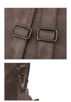 Mochila de Cuero de pu para Mujer, bolso de mano informal, bolso de viaje, bandolera - details 10