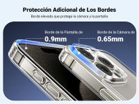 UGREEN Crystal Clear Original Protection Series Funda para teléfono para iPhone 16, iPhone 16 Plus, iPhone 16 Pro, iPhone 16 Pro Max, Transparente - details 6