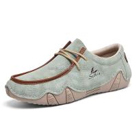 Nuevos zapatos de cuero de alta calidad para hombres para fiestas, vida diaria, cordones de goma, diseño de moda antideslizante, zapatos deportivos casuales, - details 2