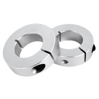 Paquete de 4 collares de eje dividido de 20Mm, abrazadera de Collar de eje de una pieza de aluminio, estilo de abrazadera, 40Mm OD, 12Mm de espesor - details 2