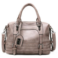 Bolso De Gran Capacidad Para Mujer, Bolso De Mujer De Cuero De Cera De Aceite, Bolso De Mensajero De Hombro. - details 5