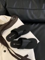 Diseño de nicho, medias zapatillas, zapatos de mujer, punta de moda, zapatillas frescas romanas de fondo plano para vacaciones - details 25