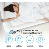 Colchón inflable matrimonial - 203 x 152 x 48 cm - con bomba eléctrica incorporada y almohada integrada - colchón inflable - details 19