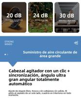 Ventilador Silencioso Potente Refrigeración de Funcionamiento Inclinación Variable de 360° - details 3