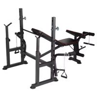 Fitness Tech Banco multiestación reclinable para prensa banca / sentadillas Bancos de ejercicio - details 5