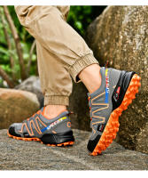 Zapatillas de senderismo al aire libre para hombre, zapatos planos de escalada, Trekking con cordones, ciclismo de montaña, transpirables - details 17