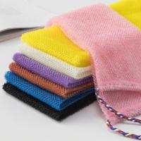 Toalla exfoliante para espalda de tira larga, con cuerda de baño, esponja de baño de red africana de secado rápido, espuma rápida elástica, 3 uds. - details 1