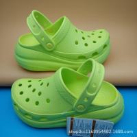 Sandalias de Mujer con Orificios Pantuflas Suela Gruesa Aumento de Altura Zapatos de Exterior para Papá - details 8