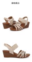 Sandalias de tacón alto con plataforma y suela gruesa, moda 2025, sandalias de playa bohemias con plataforma para mujer - details 3