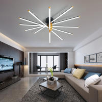 Luces Led de araña para sala de estar, candelabro moderno para dormitorio, hogar inteligente, Bluetooth, Compatible con Alexa, 90-260V - details 9