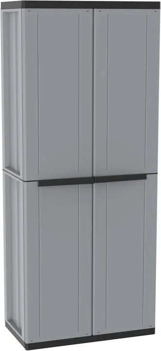 Armario de 2 puertas y 3 estantes internos. 68x37,5x163,5cm - 1