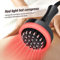 Masajeador eléctrico adelgazante corporal, cepillo meridiano para quemar grasa, drenaje linfático Gua Sha, anticelulitis, terapia de luz roja infrarroja - details 6