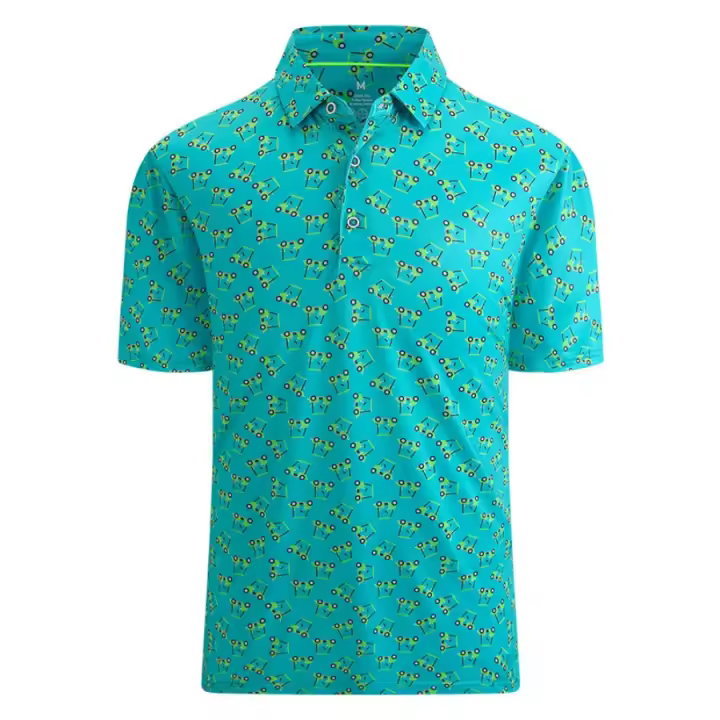 Polo de solapa de verano para hombre, manga corta, informal de negocios para hombre - 1