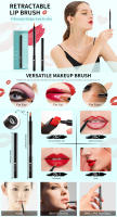 Brocha de Labios Retráctil DUcare Herramientas Cosméticas para Mujeres Pincel para Maquillaje de Cejas Portátil con Cerdas Sintéticas - details 3