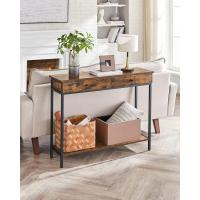 Mesa de Consola de Acero Estable, 2 Cajones, Estilo Industrial para Pasillo, Dormitorio, Salón - details 8
