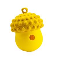 Juguetes interactivos para perros, bolas para masticar, dispensador de alimentos de silicona, Bola dispensadora de golosinas, Limpieza de dientes duradera, juguetes para la dentición del cachorro - details 6