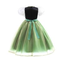 Disfraz de princesa Anna verde para niñas pequeñas, disfraz de Halloween, vestido elegante para fiesta de cumpleaños, vestido de carnaval - details 34