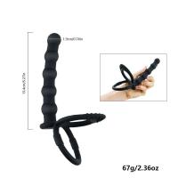 Vibrador Dual Penetración Anal Enchufe Intimo para Parejas Juguetes para Adultos Salud y Diversión - details 11