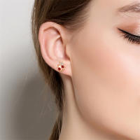 Pendientes de plata de ley 925 para mujer, aretes con forma de libélula y pájaro, joyería fina para boda, novedad - details 24