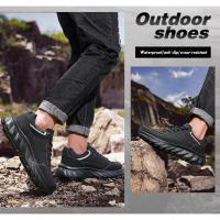 Zapatillas de deporte de otoño e invierno para hombre, zapatos informales con plataforma ligera, zapatos deportivos impermeables de talla grande 38-48, calzado para hombre - details 23