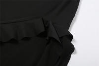 Ropa de mujer, nueva línea de hombros, bolso de pecho, nalgas delgadas, irregulares. - details 13