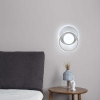 Goeco-Lámpara de Techo LED Blanca Redonda de Aluminio, 32W, 27x22x6 CM, Luz Blanca 6500K, Ideal para Pasillo Cocina - details 5