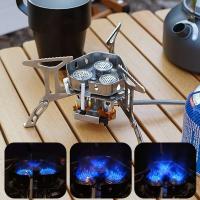 Estufa de Gas Portátil para Exteriores 3 Cabezas Gran Potencia 5800W A Prueba de Viento - details 2