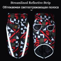 Chaqueta impermeable reflectante para perros grandes, abrigo para perros de raza grande, ropa cálida de invierno para perros grandes, monos para Labrador, ropa para Chihuahua y Pug - details 5
