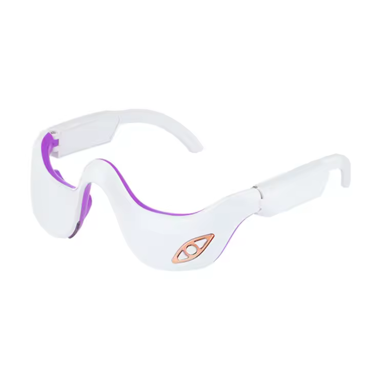Masajeador ocular de pulso de microcorriente EMS, terapia de calentamiento de luz roja, dispositivo de belleza, alivia la fatiga ocular, desvanece las ojeras, elimina las arrugas - 1