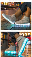 Zapatillas de tenis con luces LED para niños, zapatos de alta calidad con cargador USB, zapatillas luminosas de moda para niños - details 8