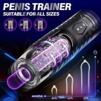 Embalaje privado SEXY Hannibal Masturbador masculino automático 7 modos giratorios de empuje Mastubador Copa Eléctrico Pocket Pussy Juguete sexual para hombres - details 8