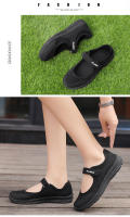 Zapatos informales de verano para mujer, zapatillas portátiles suaves, zapatos para caminar, suelas planas para mujer, zapatos blancos transpirables sin cordones - details 18