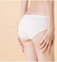 Bragas de algodón de 7 piezas para mujer, ropa interior transpirable con lazo bonito, bragas sólidas, calzoncillos suaves y sexys, lencería femenina cómoda - details 14