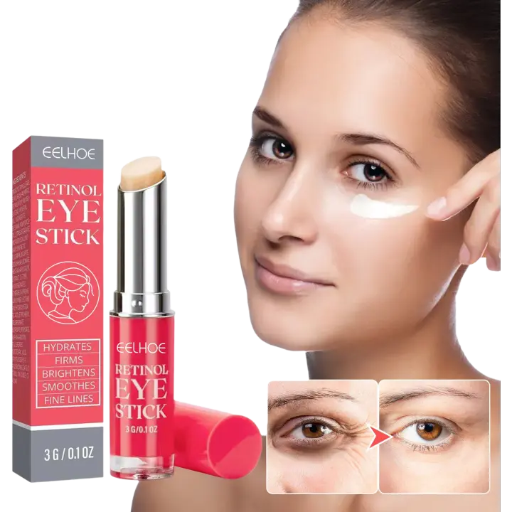 Crema de Ojos de Retinol Antideslumbramiento, Iluminación de Ojeras, Levantamiento y Reafirmación de Piel Herramienta de Cuidado de la Piel Facial Instantáneo para Mujeres - 1