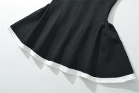 - Vestido Formal de Mujer 2025 con Volantes, Cuello y Tirantes, Color de Colisión de Viento Pure Desire, . - details 6