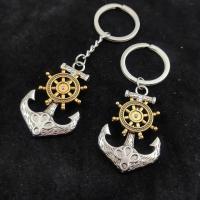 Colgante de Timón de Personalidad Vintage de Aleación Llavero para Coche para Hombres y Mujeres - details 17