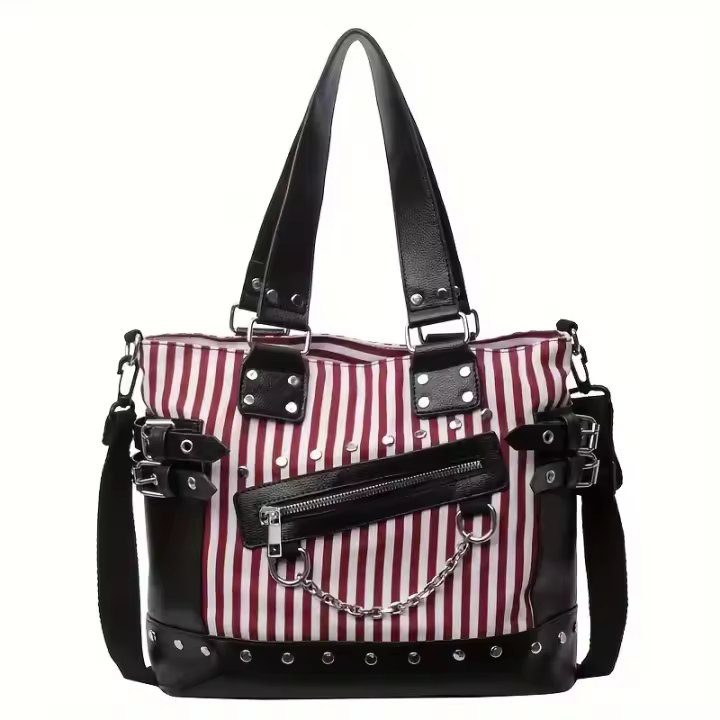 Bolso Cruzado de Hombro para Mujer a la Moda Pequeño, Casual, con Remache - 1