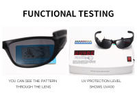 Gafas de Sol Polarizadas, Protección UV400, Montura Ligera y Flexible, Diseño Moderno Unisex para Conducir, Pescar - details 5