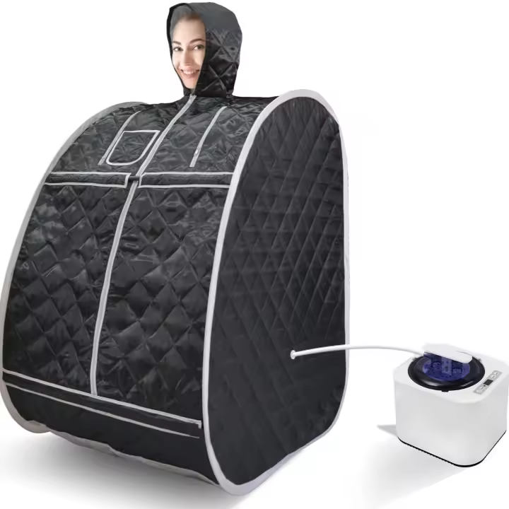 Saunas de Spa portátiles y ligeras y plegables, generador de vapor de 2L y 1000W con protección y Control remoto - 1