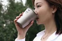 Vaso de cerveza de titanio para acampar, villa VIE al aire libre, beber con amigos y reuniones, TI 9001350 ml - details 0