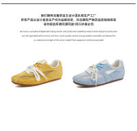 Plantillas de piel de cerdo retro, zapatos de entrenamiento alemanes nuevos, zapatos de mujer casuales versátiles de cuero, zapatos Forrest Gump - details 6