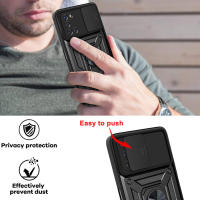 Funda protectora de lujo con cubierta deslizante para lente de cámara OPPO A52,A72,A92 - details 2